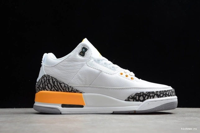 Cheap LASER CK9246-108 RETRO (W) ORANGE JORDAN 3 AIR 0821